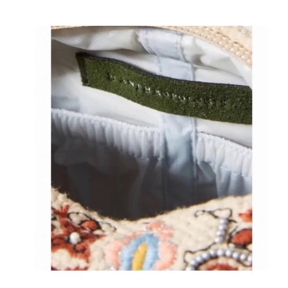 Anthropologie Beaded Cosmetic Bag. - Picture 3 of 9